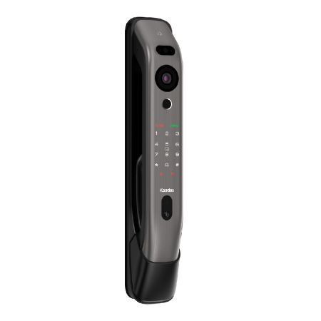 Биометрический электронный замок Kaadas K20 Pro Max Black с распознаванием лица и функцией видеодомофона