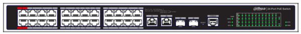 Управляемый POE коммутатор 26-портовый Dahua DH-PFS4226-24ET-240