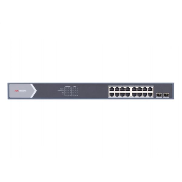 Неуправляемый 20-портовый Hi-PoE коммутатор HikVision DS-3E0520HP-E