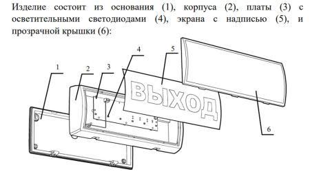 Оповещатель пожарный Табло-РР-ПРО световой радиоканальный, с встроенным радиорасширителем