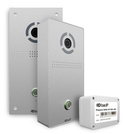 Вызывная панель Bas-IP AV-04SD Silver, накладная