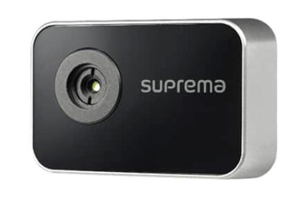 Биометрический терминал распознавания лиц Suprema FaceStation F2-DB Thermal с модулем измерения температуры
