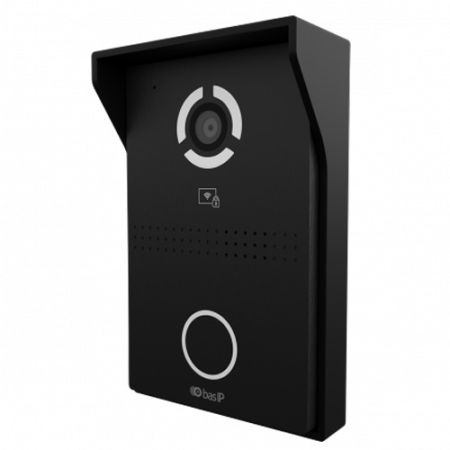 Вызывная панель Bas-IP AV-03BD Black с сенсорной кнопкой и UKEY