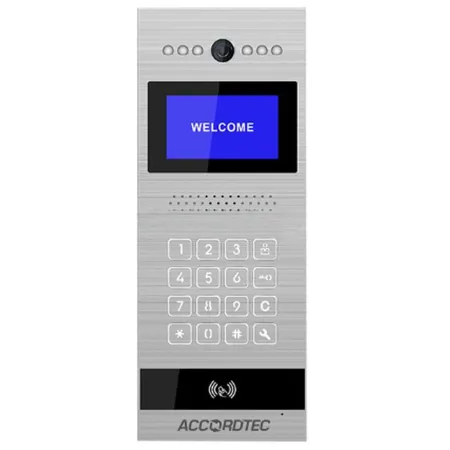 Вызывная панель AccordTec AT-VD 610 GR многоквартирная, с камерой Вызывная панель AccordTec AT-VD 610 GR многоквартирная, с камерой