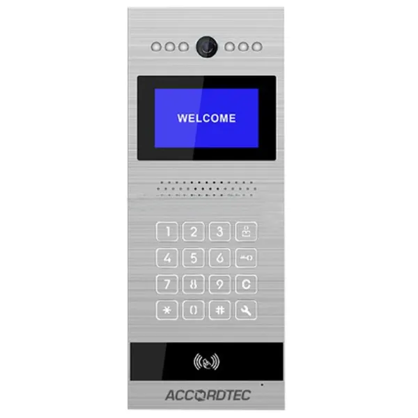 Вызывная панель AccordTec AT-VD 610 GR многоквартирная, с камерой Вызывная панель AccordTec AT-VD 610 GR многоквартирная, с камерой