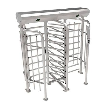 Турникет полноростовой двухпроходной ZKTeco FHT2311D 3-х лопастной (120°), с RFID считывателями