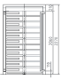 Полноростовой турникет dormakaba Kentaur FTS-L04
