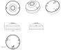 Панорамная Fisheye IP-видеокамера 6Мп Wisenet QNF-8010 (1.14 мм)