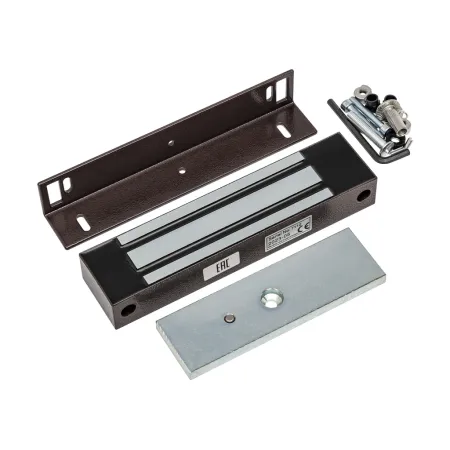 Электромагнитный замок ML-295 KB-2 с уголком и датчиком Холла, коричневый Электромагнитный замок ML-295 KB-2 с уголком и датчиком Холла, коричневый