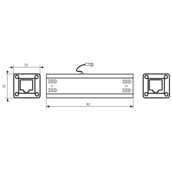 Грозозащита RVi-1NSP-1E