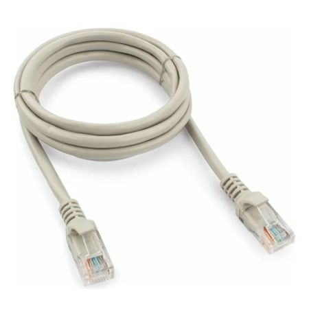 Коммутационный шнур патч-корд Cablexpert PP12-1.5M UTP кат.5e, 1.5м, литой, серый