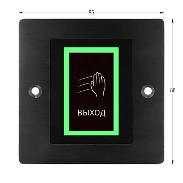 Бесконтактная кнопка выхода ProxWay PW-704 B врезная Бесконтактная кнопка выхода ProxWay PW-704 B врезная