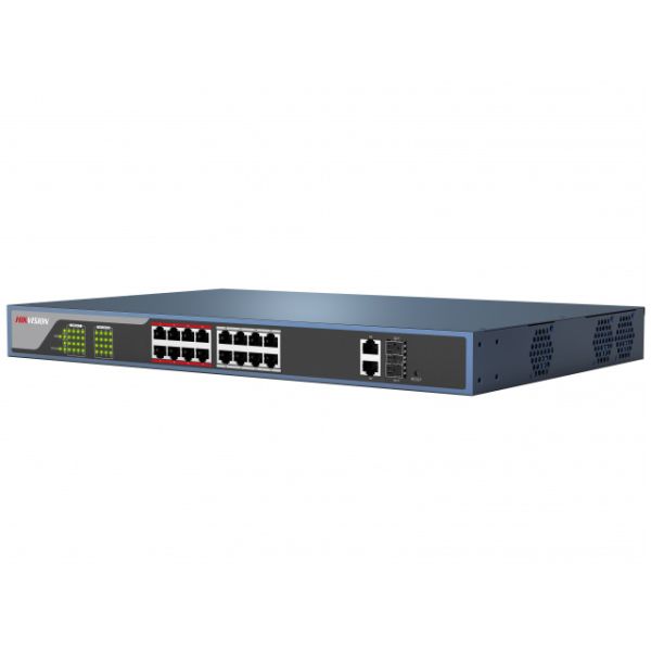 Неуправляемый PoE-коммутатор HikVision DS-3E0318P-E(C)