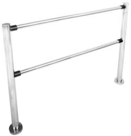 Стойка ограждения прохода хромированная СО-2 (двухсторонняя) Стойка ограждения прохода хромированная СО-2 (двухсторонняя)