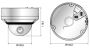 Антивандальная сетевая IP-видеокамера 2Мп Wisenet XNV-6080R (2.8-12 мм)