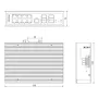 PoE-коммутатор RVi-1NSIM8GP-2S управляемый L2 сетевой