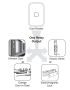 Бесконтактный RFID считыватель dormakaba Saflok SR1 BLE (CSR1-RC012NC000SC/SC)