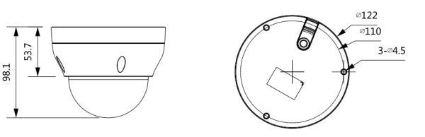 IP-видеокамера уличная 4Мп Dahua DH-IPC-HDPW1230R1P-0360B-S5
