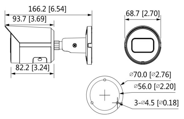 IP-видеокамера уличная 2Мп Dahua DH-IPC-HFW2230SP-S-0280B-S2