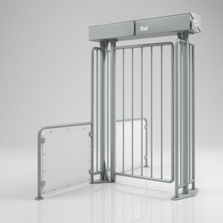 Моторизованная полноростовая калитка Magnetic MPG 162 (MPG162CA140), нерж. сталь, для установки с турникетом MPT Моторизованная полноростовая калитка Magnetic MPG 162 (MPG162CA140), нерж. сталь, для установки с турникетом MPT