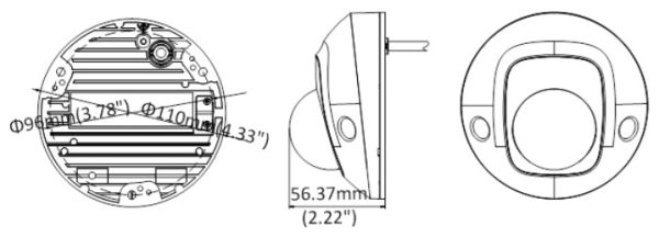 Миникупольная IP-видеокамера Wi-Fi 2Мп HikVision DS-2CD2525FHWD-IWS (2.8 мм) с EXIR-подсветкой до 10 м
