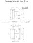 Трехштанговый тумбовый турникет-трипод Gotschlich Modul Cross 3-Arm (6MCR3AEC)