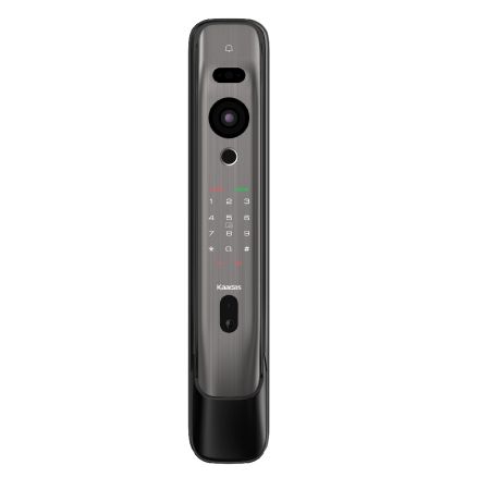 Биометрический электронный замок Kaadas K20 Pro Max Black с распознаванием лица и функцией видеодомофона