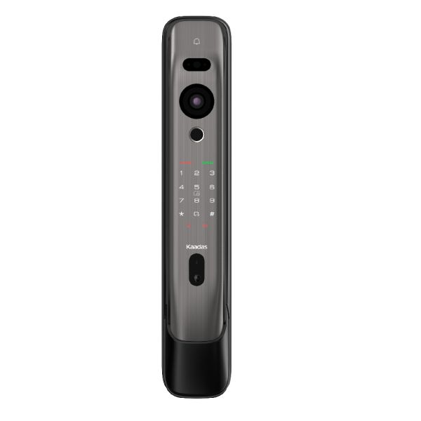 Биометрический электронный замок Kaadas K20 Pro Max Black с распознаванием лица и функцией видеодомофона