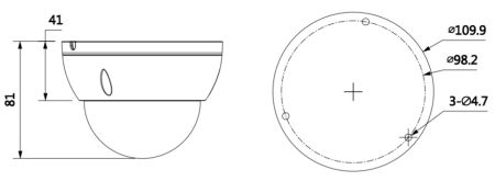IP-видеокамера уличная 2Мп Dahua DH-IPC-HDBW3249EP-AS-NI-0280B
