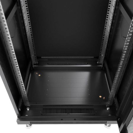 Шкаф телекоммуникационный 19" Cabeus SH-05C-27U60/60-BK, напольный