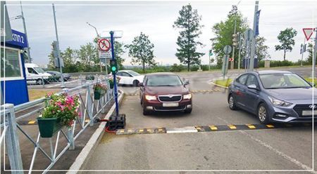 Телевизионная система досмотра днища автомобиля ТСАД