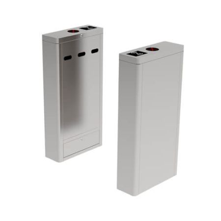 Турникет оптический ZKTeco OP1011 с контроллером и RFID-считывателем