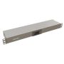 Микропроцессорная контрольная панель Hyperline TMP-230V/2w-RAL7035, 1U, 19''