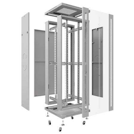 Шкаф телекоммуникационный 19" Cabeus SH-05C-18U60/60, напольный 18U