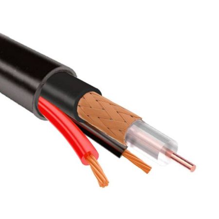 Кабель комбинированный Паритет КВК-П-1,5ф 2х0,75 для видеонаблюдения Кабель комбинированный Паритет КВК-П-1,5ф 2х0,75 для видеонаблюдения