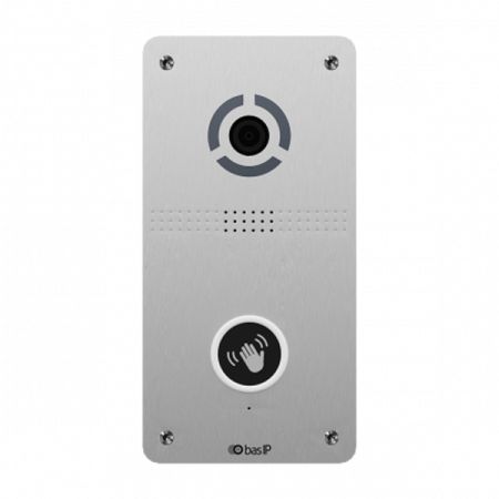 Вызывная панель бесконтактная Bas-IP AV-05FD Silver, врезная