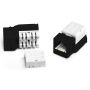 Вставка Keystone Hyperline KJNE-8P8C-C5e-90-BK Jack RJ-45(8P8C), категория 5e