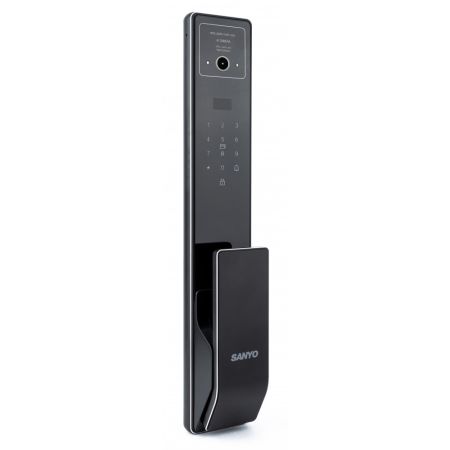 Электронный биометрический замок Sanyo D200 Tuya с видеодомофоном
