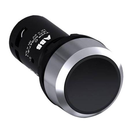 Кнопка черная с фиксацией 1НО+1HЗ ABB CP2-30B-11