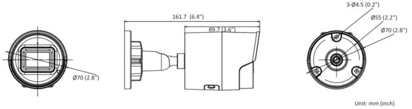Уличная IP-камера 8Мп HiWatch IPC-B082-G2/U (6 мм)