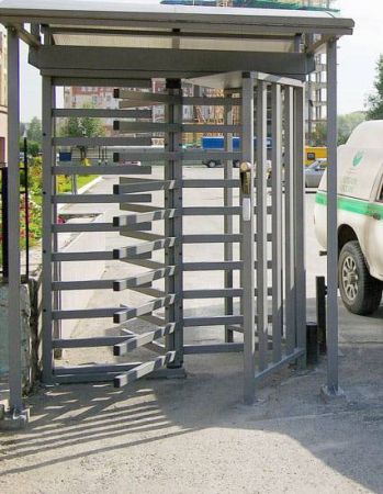 Турникет полноростовой PERCo-RTD-15.2R уличный с электромеханическим приводом