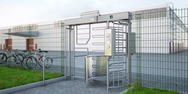 Полноростовой электромеханический турникет Magnetic MPB 111 (MPB111AA101) с моторизированной калиткой для велосипеда