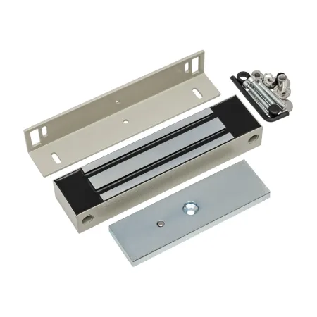 Электромагнитный замок AccordTec ML-350N с уголком, серый Электромагнитный замок AccordTec ML-350N с уголком, серый