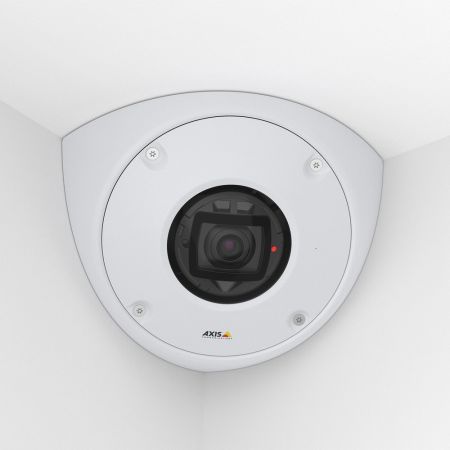 Угловая сетевая IP-видеокамера Axis Q9216-SLV WHITE с защитой от зацепления