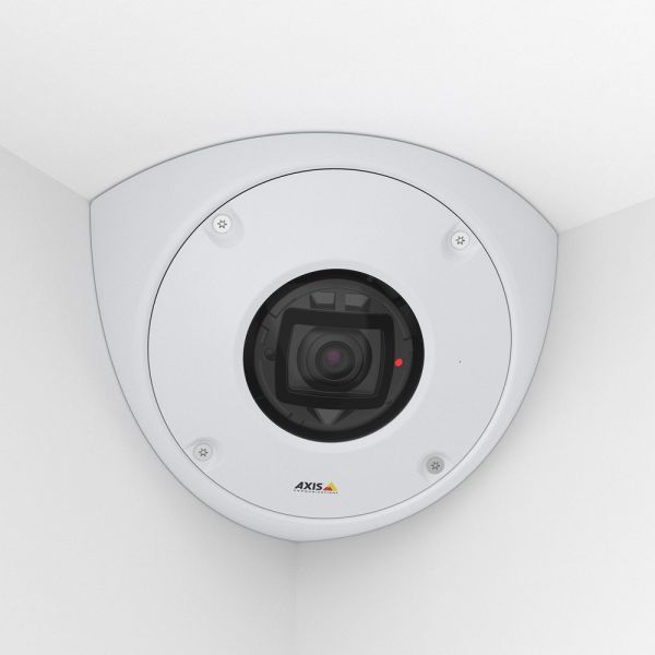 Угловая сетевая IP-видеокамера Axis Q9216-SLV WHITE с защитой от зацепления