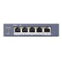 Неуправляемый 5-портовый Hi-PoE коммутатор HikVision DS-3E0505HP-E