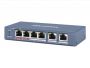 Неуправляемый PoE-коммутатор HikVision DS-3E0106P-E/M